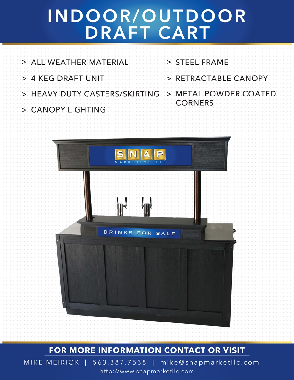 The Indoor/Outdoor Draft Cart